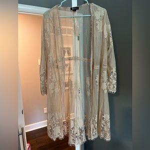 Lace Kimono - Size Large